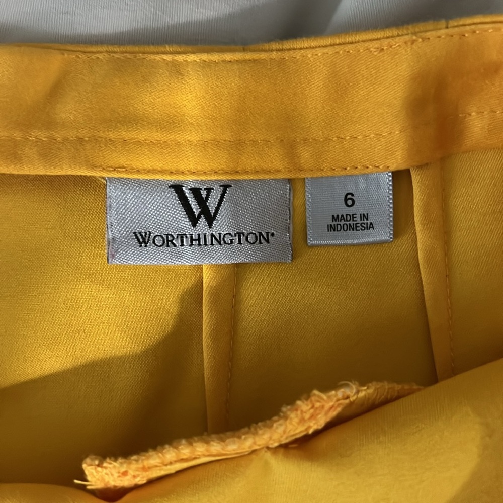 Worthington Yellow pencil skirt - Picture 4 of 5